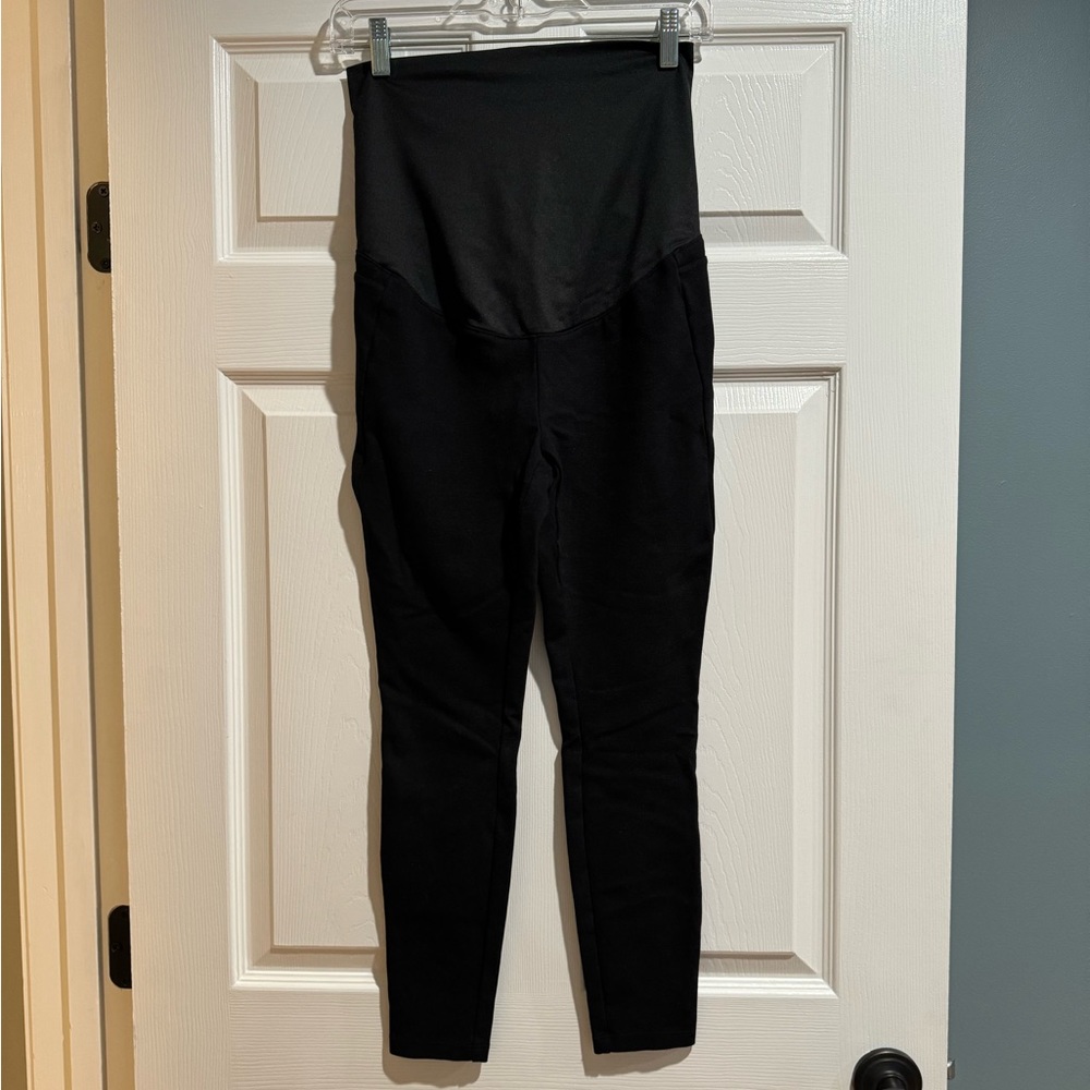 Loft petite black maternity pants